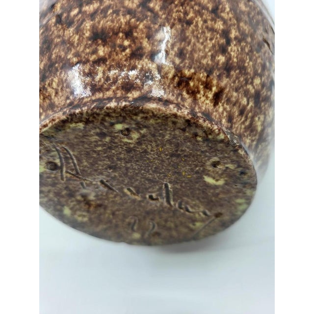 Vintage Pitcher in Glazed Ceramic from Poterie d'Accolay, France, 1970s For Sale - Image 13 of 14