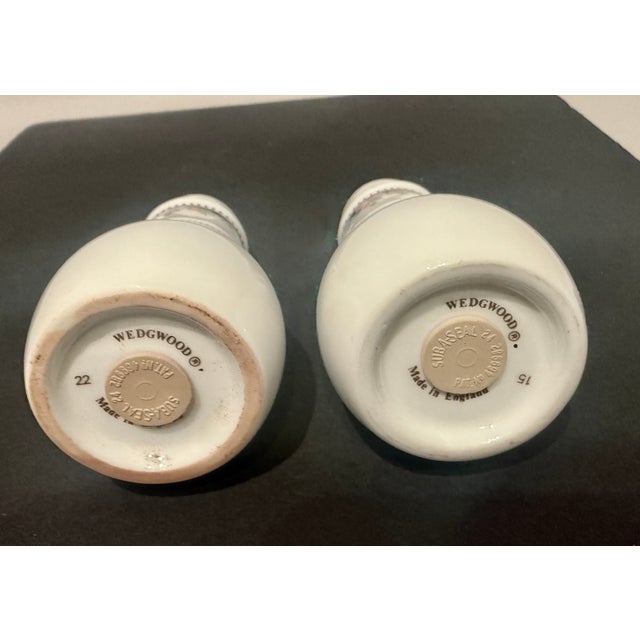 1950s 1950s Wedgwood Osborne Salt & Pepper Shakers Mint - a Pair For Sale - Image 5 of 6