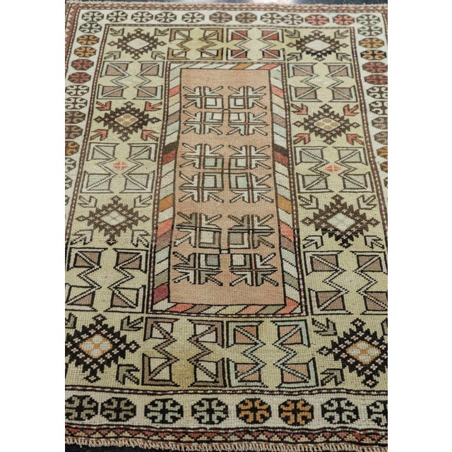 Turkish Vintage Rug 3'4" x 4'8" #19800 Explore a curated collection of hallway runners, wool rugs, and handmade...
