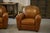 Vintage Leather Club Chairs, 2000s, Set of 2 For Sale - Image 10 of 14