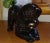 Black Vintage Ceramic Dog Statue Signed Mary M For Sale - Image 8 of 9