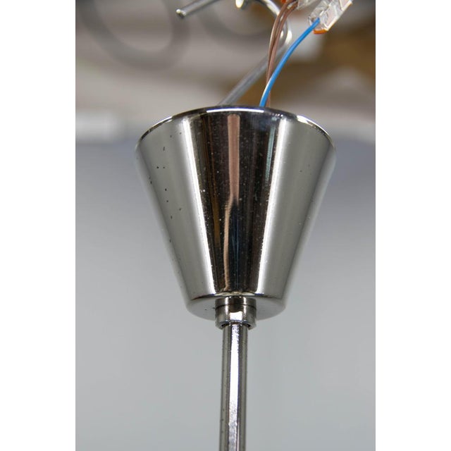 Glass Space Age Glass Sputnik Chandelier from Kamenicky Senov, 1970s For Sale - Image 7 of 11