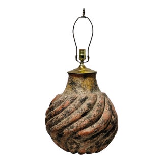Late 20th Century Organic Post Modern Resin Lamp For Sale
