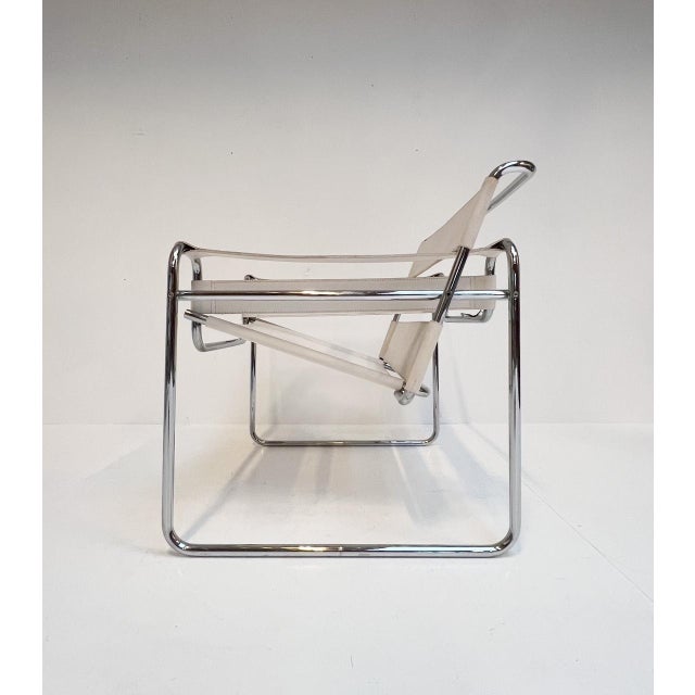 Metal Wassily B3 Chair attributed to Marcel Breuer, 1970s For Sale - Image 7 of 13