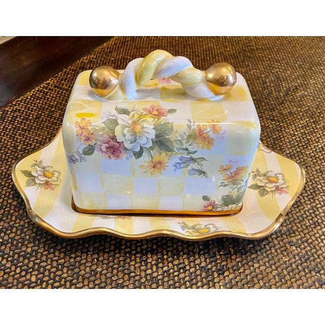 2000s MackenzieChild’s Butter Dish Dome Chairish