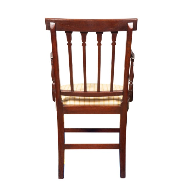 Brown Regency Mahogany Dining Chairss - Set of 12 For Sale - Image 8 of 12