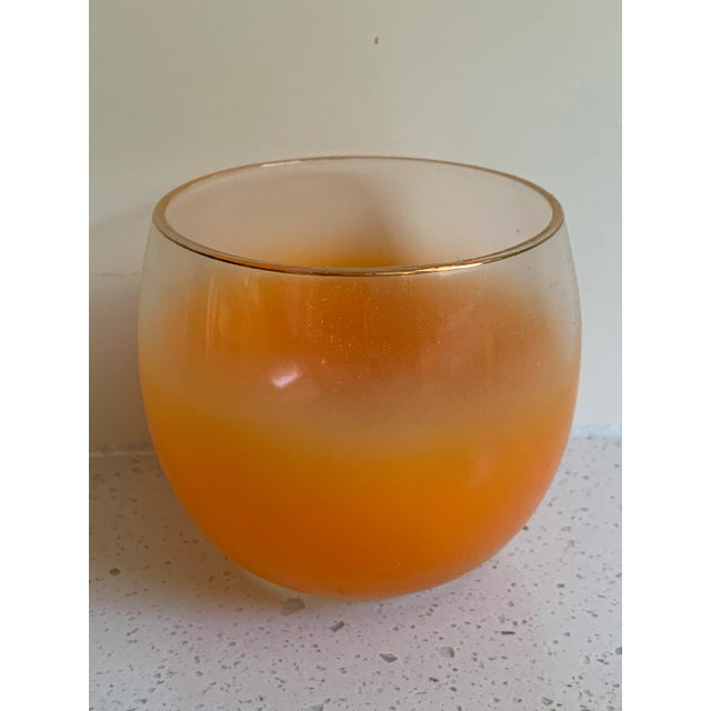 1950s 1950s Mid Century Blendo Roly-Poly Glasses Set of Six For Sale - Image 5 of 6