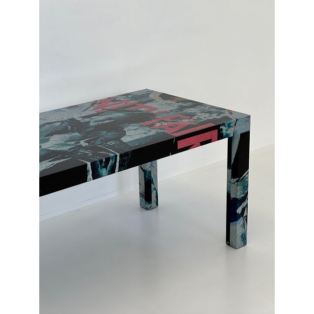 Table by Mimmo Rotella and Marco Ferreri, 2000s For Sale - Image 6 of 13