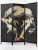 Art Deco Trifold Screen With Hand-Painted Scenic Fox Hunting Motif, Circa 1920s For Sale - Image 4 of 18