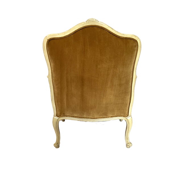 Louis XV Style Bergere Chair For Sale - Image 4 of 5
