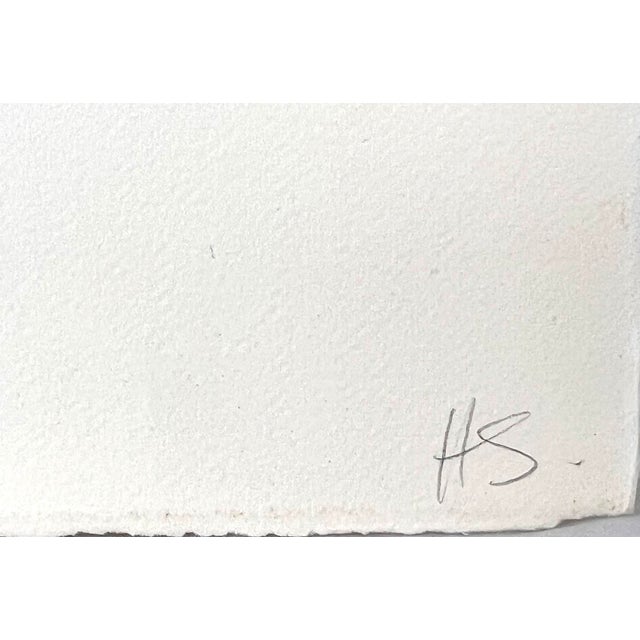 Black Abstract W/Woman Carrying a Young Child Finely Detailed Collotype on Paper by Heather Speck For Sale - Image 8 of 8