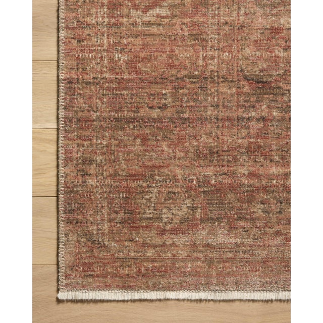2020s Amber Lewis x Loloi Molly Brick / Bark 6'-7" x 9'-2" Area Rug For Sale - Image 5 of 8