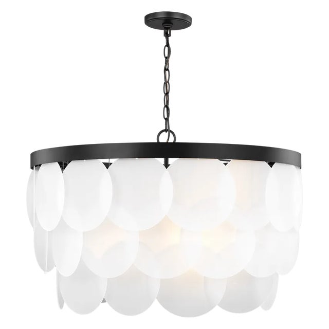 The Mellita eight light indoor pendant in midnight black provides abundant light to your home, while adding style and...