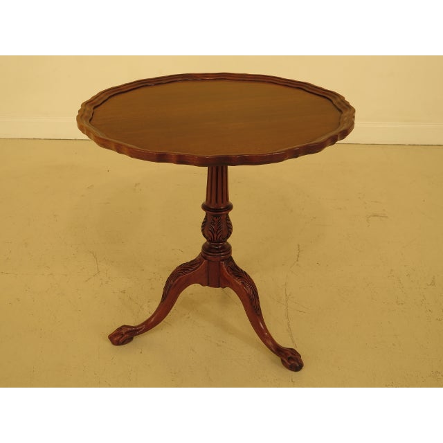 Chippendale Style Claw Foot Mahogany Tilt Top Table Chairish