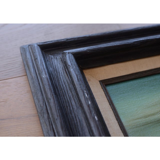 Small Signed Vintage Seascape Oil on Canvas Painting For Sale In San Francisco - Image 6 of 8