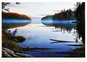 Jake Vandenbrink Autumn Solitude Lithograph on Paper