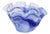 VIETRI Onda Glass Cobalt Petite Ruffled Bowl For Sale