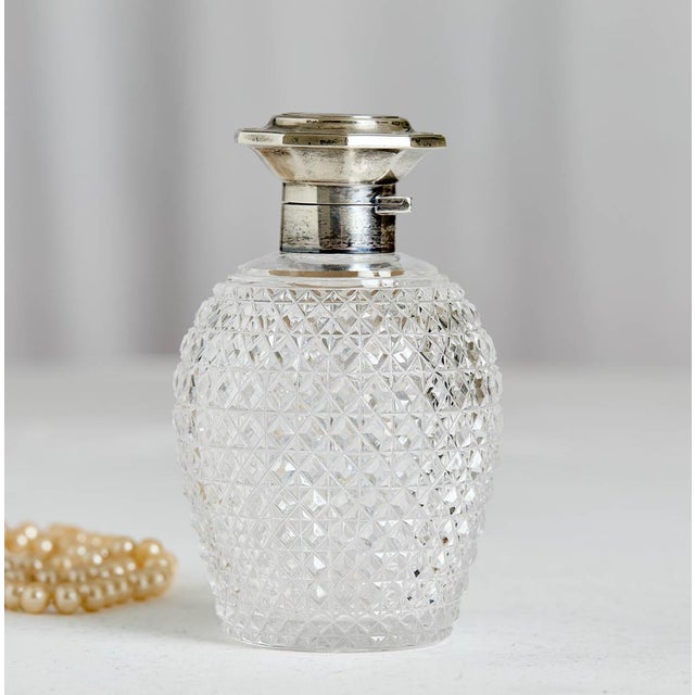 Antique Mappin & Webb Tortoise, Crystal and Sterling Perfume Bottle For Sale In San Francisco - Image 6 of 6