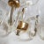 Mid-Century Five-Arm Murano Chandelier For Sale - Image 4 of 7