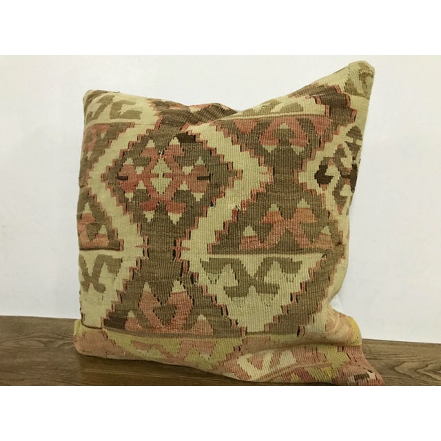 Boho Chic Vintage Turkish Anatolian Handmade Pillow Cover For Sale - Image 3 of 6