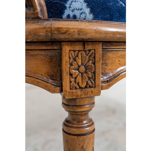 French Louis XV Style Double Cane Back Boudoir Bench For Sale - Image 10 of 18