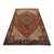 Vintage Heriz Rug 8'3'' X 11'8'' Red Wool Tribal Hand-Knotted Oriental Carpet For Sale