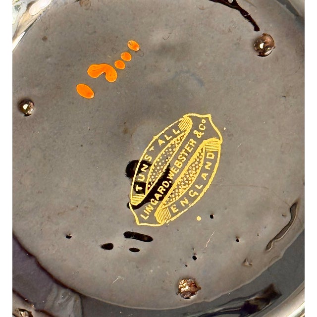 Black Antique Lingard Webster Teapot-Black Gilt-Enamel-Staffordshire England-Victorian For Sale - Image 8 of 10