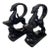 Pair of Royal Haeger Glossy Black Gazelle Sculptures. u.s.a. Late 20th Century. For Sale