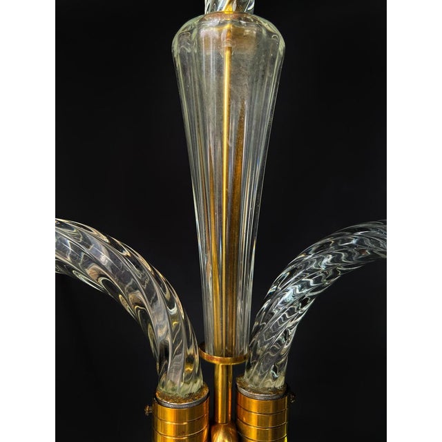 Mid-20th Century Charming Chandelier by Ercole Barovier, Murano, 1940s For Sale - Image 14 of 18