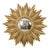 A stunning and very rare vintage sunburst mirror featuring convex glass and layered rays; crafted from resin and finished...