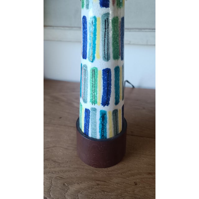 White Small Table Lamp by Alvino Bagni, 1960s For Sale - Image 8 of 9