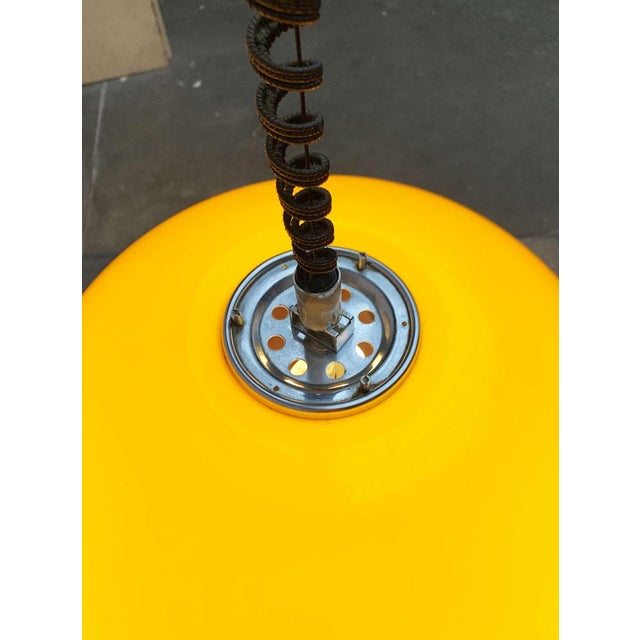 Guzzini Mid-Century Space Age Cabras Pendant Lamp by Luigi Massoni for Guzzini, 1960s For Sale - Image 4 of 18