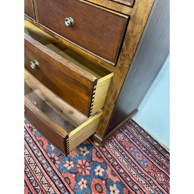 Transitional 1990s Universal Furniture Lowboy Dresser With Lock For Sale - Image 3 of 11