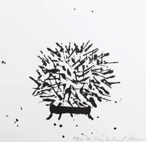 Untitled from Sculpture Center Portfolio Printed Letterpress on Somerset, Mia Westerlund Roosen