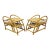 Vintage Tiki Rattan Bentwood Bamboo 2 Tier Sculptural End Tables - A Pair For Sale