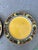 Set of 3 Adams Titian Ware hand-painted embossed fruit plates, c.1920s-30s. Good vintage condition.