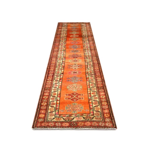 1960s 1960s Turkish Oushak Runner For Sale - Image 5 of 7
