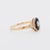 Vintage Gold and Diamond and Sapphire Ring Circa 1910, Size 7 For Sale - Image 4 of 4