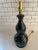 Ceramic Mid-20th Century Ceramic Table Lamp Black With Gold Flecks For Sale - Image 7 of 9