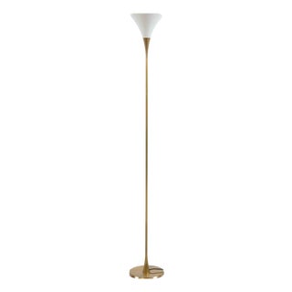 Lonea Floor Lamp in Brass by Florian Schulz For Sale