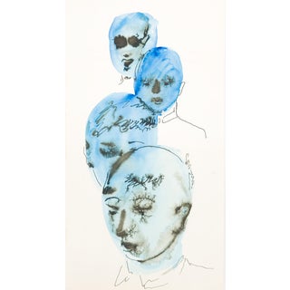 Four Sad Boys - Robert Lohman, C. 1960s For Sale