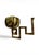 Modern Two Hammered Polished Brass Candlebra Votive Sconces, Pair, Unelectrified For Sale - Image 3 of 5