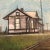 Regional Landscape Painting of the Skull Valley Train Station For Sale - Image 4 of 7