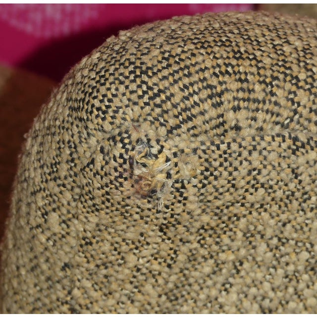 Yellow Small Armchair, 1950s For Sale - Image 8 of 12