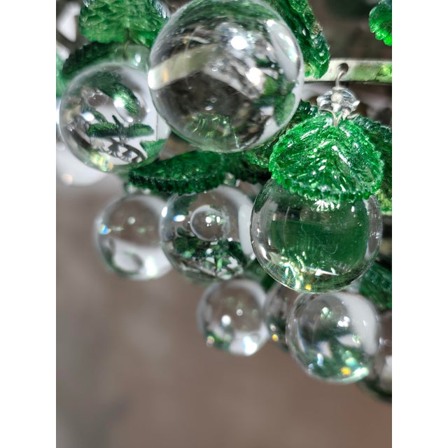 Vintage Italian Crystal Ceiling Lamp, 1960s, in Very Good conditions. Designed 1960 to 1969 Up to 250V (Europe/UK...