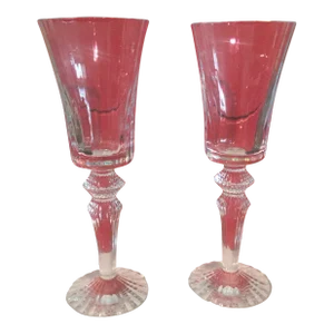 Contemporary Baccarat Mille Nuits Glasses- Set of 2