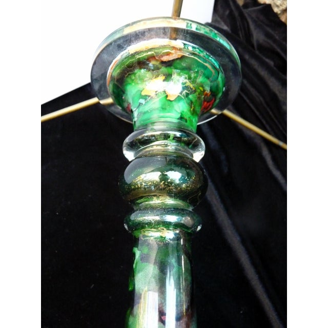 1990s 1990s Jean-Noël Bouillet French Art Glass Lamp Base For Sale - Image 5 of 12