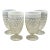 Mid 20th Century Fenton Opalescent Hobnail Footed Glasses- Set of 4 For Sale
