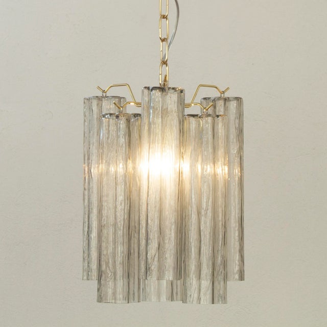 1990s Tronchi Suspension Light in Murano Glass, Italy For Sale - Image 5 of 12