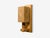 Leif Wikner, Swedish Modern, Pine Wall Sconce, Sweden, 1970s For Sale - Image 4 of 11